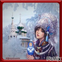 poupée russe - GIF animé gratuit