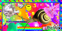 Snail dance - GIF animé gratuit