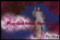 May God forever bless you💗✝ - GIF animé gratuit
