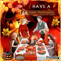Happy Thanksgiving. Gif Animado