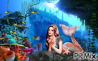 Mermaid animált GIF