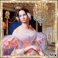 Portrait d'une dame noble - Free animated GIF