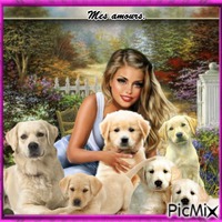 Mes amours de chiens - 無料png