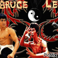 Bruce Lee - Animovaný GIF zadarmo