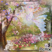 Angel spring - GIF animado gratis