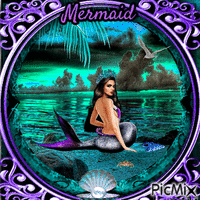 Mermaid Fantasy - GIF animé gratuit