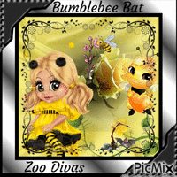 Bumblebee bat - GIF animé gratuit