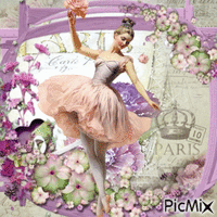 ballarina paris - Darmowy animowany GIF