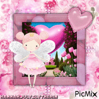 ♥#♥Cute Loveheart Fairy♥#♥ animált GIF