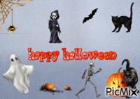 happy halloween - Bezmaksas animēts GIF