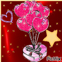 Cadeau Ballon - Free animated GIF