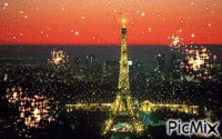 Париж - GIF animado gratis