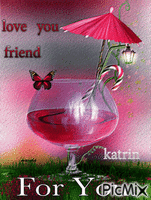💝Cadeau de mon amie Katrin 💝 - Darmowy animowany GIF