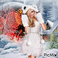 HAPPY NEW YEAR ! анимиран GIF