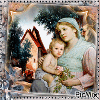 mother with child milla1959 - Free animated GIF