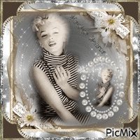 Marilyn Monroe, Actrice, Chanteuse américaine アニメーションGIF