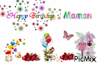 Heureux anniversaire - Безплатен анимиран GIF