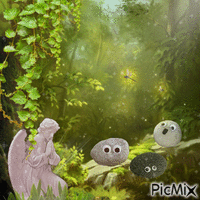 forest creatures - GIF animé gratuit