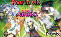 Mes meuilleures amies♥ - Бесплатный анимированный гифка