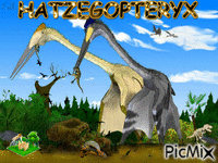 Hatzegopteryx - GIF animado gratis