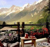 Alpes - GIF animé gratuit