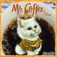 Mr Coffee geanimeerde GIF