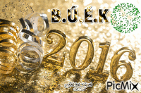 Happy New Year 2016 - Gratis animeret GIF