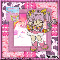 ♥Rainbow Brite Tickled Pink♥ Animated GIF