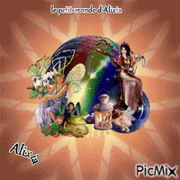 le petit monde d'Alixia ... アニメーションGIF