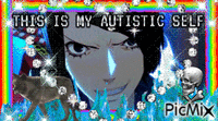 yusuke autism animēts GIF