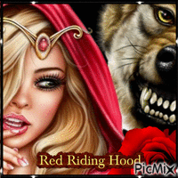 Red Riding Hood animirani GIF