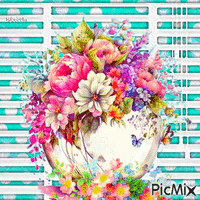 Bouquet of flowers-contest - GIF animé gratuit
