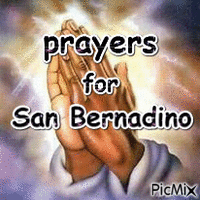 prayers for san bernadino - GIF animado gratis