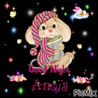 bonne nuit - Безплатен анимиран GIF