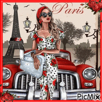MARZIA - FEMME A PARIS animovaný GIF