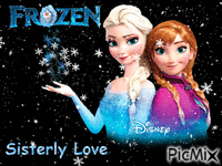 sisterly love frozen snowflakes