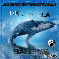 Journée Internationale de la Baleine - GIF animé gratuit