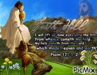 Psalm 121:1-2 geanimeerde GIF