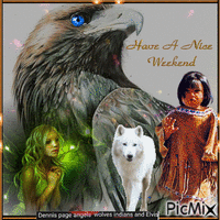 DENNIS PAGE ANGELS WOLVES INDIANS AND ELVIS - GIF animasi gratis