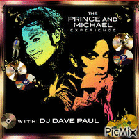 **** THE PRINCE AND MICHAEL (WITH DJ DAVE PAUL)...!!!! **** アニメーションGIF