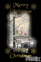 merry cristmas - Бесплатни анимирани ГИФ