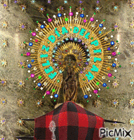 Corona Virgen del Pilar - GIF animado gratis