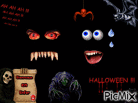 Carte Halloween GIF animé
