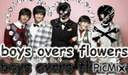 boys overs flowers - GIF animé gratuit