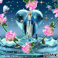 Virgen Maria - GIF animado gratis