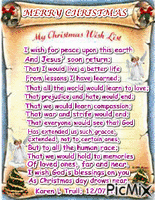 My Christmas Wish List animirani GIF