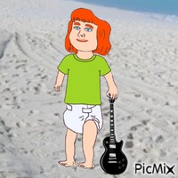 Future rock baby animēts GIF