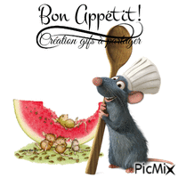Bon appétit animowany gif