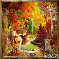 Charm of autumn forest... geanimeerde GIF