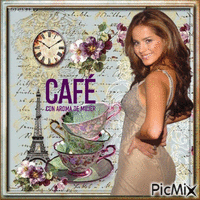 Cafe Con Aroma De Mujer Gif Animado